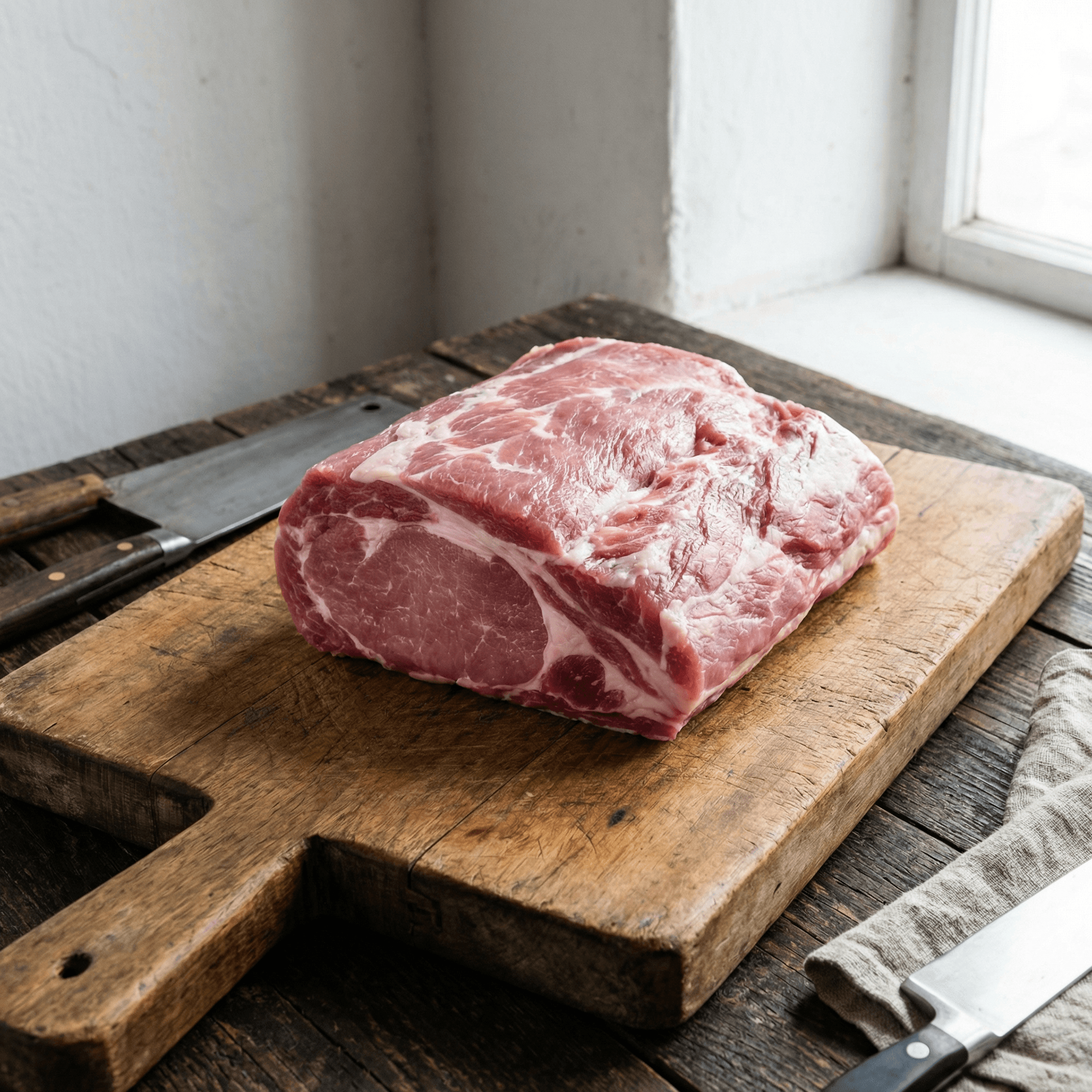 大きなブロック肉（Before）